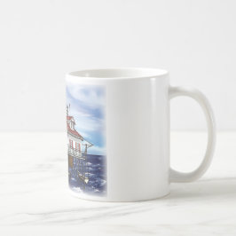 Caneca De Café Farol médio móvel da baía