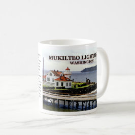 Caneca De Café Farol Mukilteo, Washington Mug