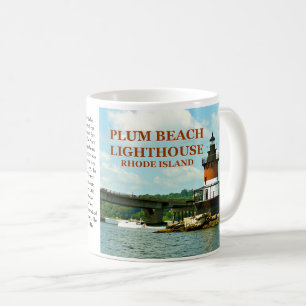 Caneca De Café Farol Plum Beach, Rhode Island Mug