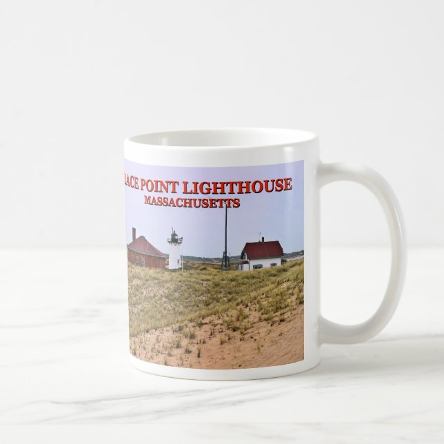 Caneca De Café Farol Race Point, Cabo Cod, Massachusetts Mug (Direita)