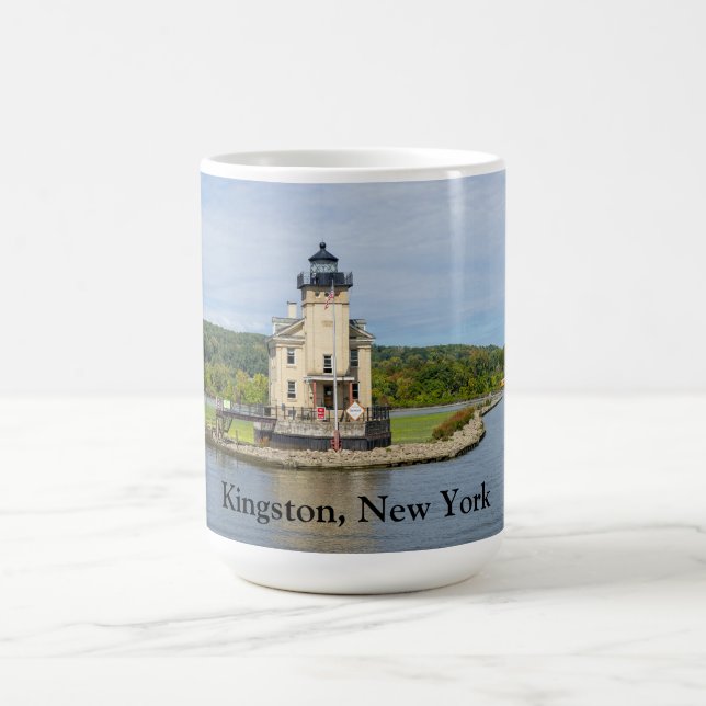 Caneca De Café Farol Rondout em NY (Centro)