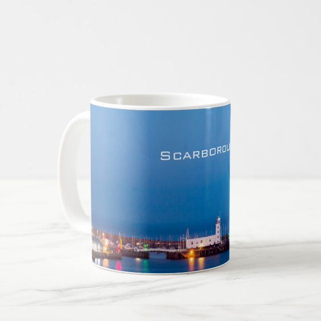 Caneca De Café Farol Scarborough (Frente Esquerda)