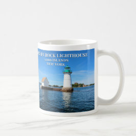 Caneca De Café Farol Sunken Rock, Nova Iorque