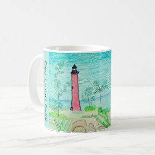 Caneca De Café Farol Vermelho