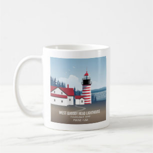 Caneca De Café Farol West Quoddy Head