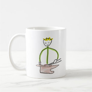Caneca De Café Farrier Stickman