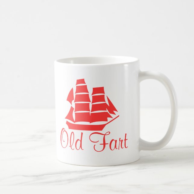 Caneca De Café Fart Antigo (Direita)