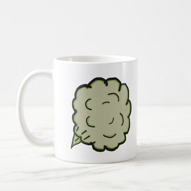 Caneca De Café Fart Cloud (Esquerda)