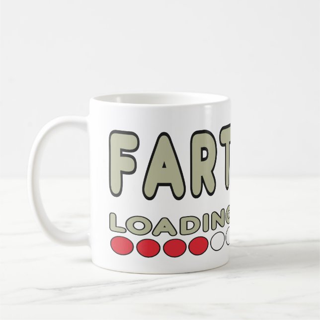 Caneca De Café Fart Loading (Esquerda)
