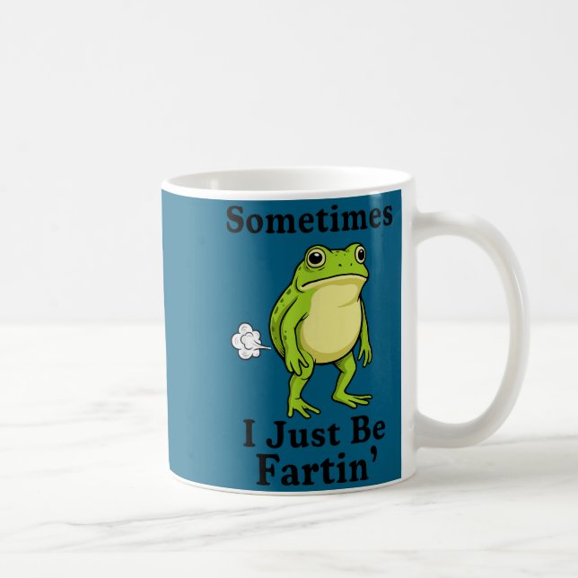 Caneca De Café Fartin Just Sometimes I Frog Journey (Direita)