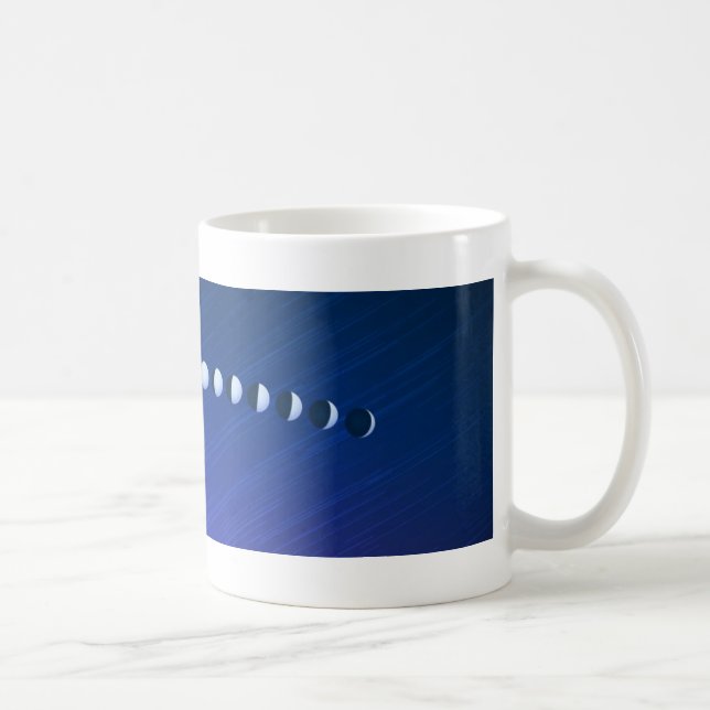 Caneca De Café Fases da lua (Direita)