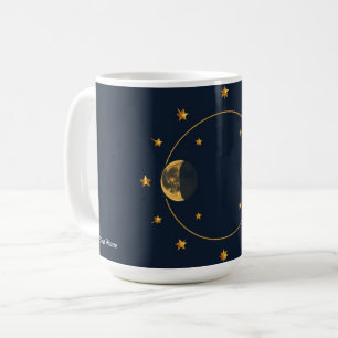 Caneca de Café Fases da Lua Celestial