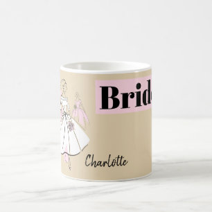 Caneca De Café Fashion Bride Neutral Group Bride