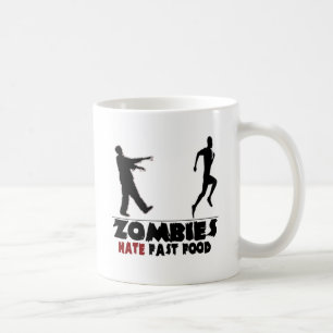 Caneca De Café Fast food engraçado dos zombis