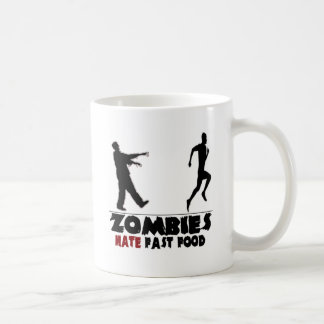 Caneca De Café Fast food engraçado dos zombis