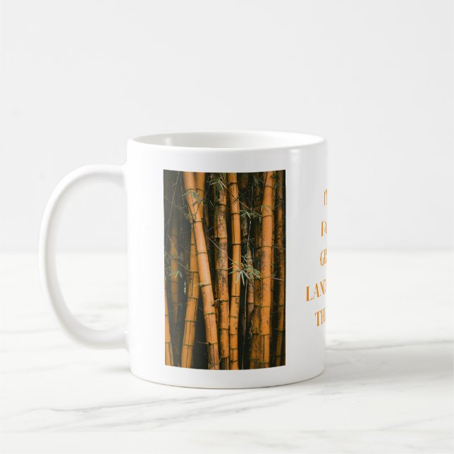 Caneca De Café Fastest growing land plant. Mug (Esquerda)