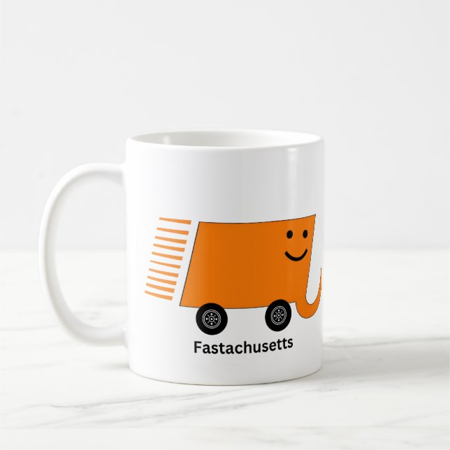 Caneca De Café FastMassachusetts Massachusetts Mug (Esquerda)