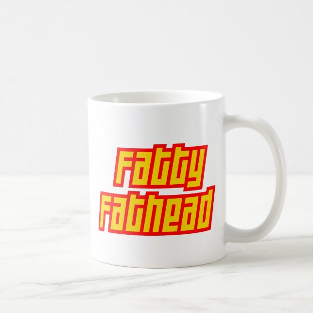 Caneca De Café Fathead gordo (Direita)