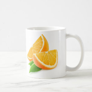 Caneca De Café Fatias de laranja