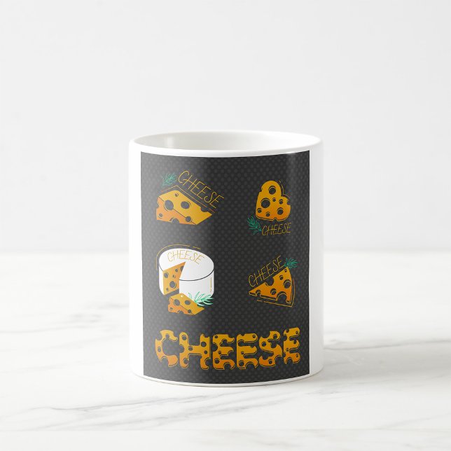 Caneca De Café Fatias De Queijo (Criador carregado)