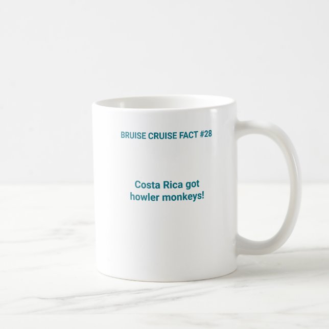 Caneca De Café Fato de Cruzamento Nº 28: Mug Costa Rica (Direita)