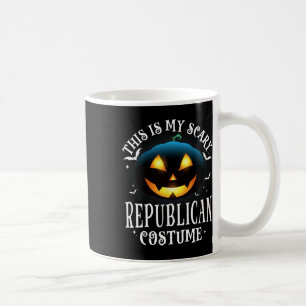 Caneca De Café Fato de dormir de Halloween republicano combinando