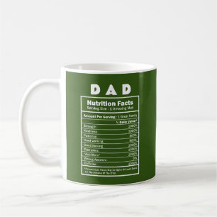 Caneca De Café Fato de nutrição do pai Nome personalizado Mug