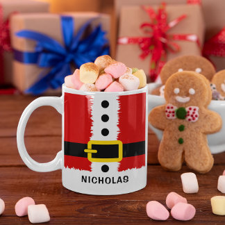 Caneca De Café Fato de Papai Noel e Belt Belt