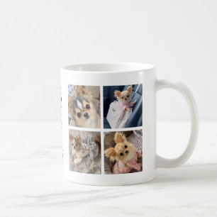Caneca De Café Fatos de Crias de Cachorro de Colagem de Fotos Per