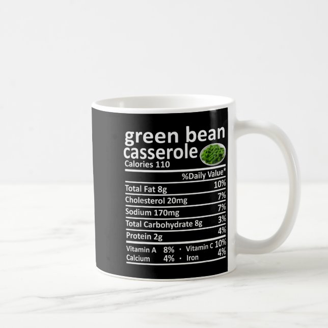 Caneca De Café Fatos engraçados de nutrição de comida de Cerole d (Direita)