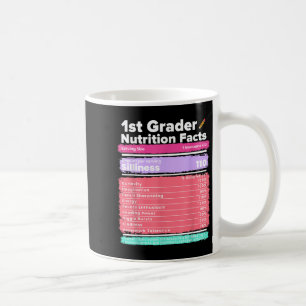 Caneca De Café Fatos Nutricionais 1rua Grau Engraçado De Volta À