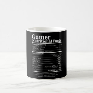 Caneca De Café Fatos Nutricionais do Jogador