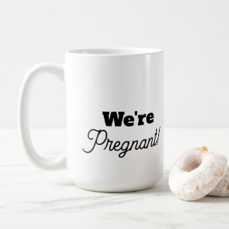Caneca De Café Faux Renda para Futuros Pais