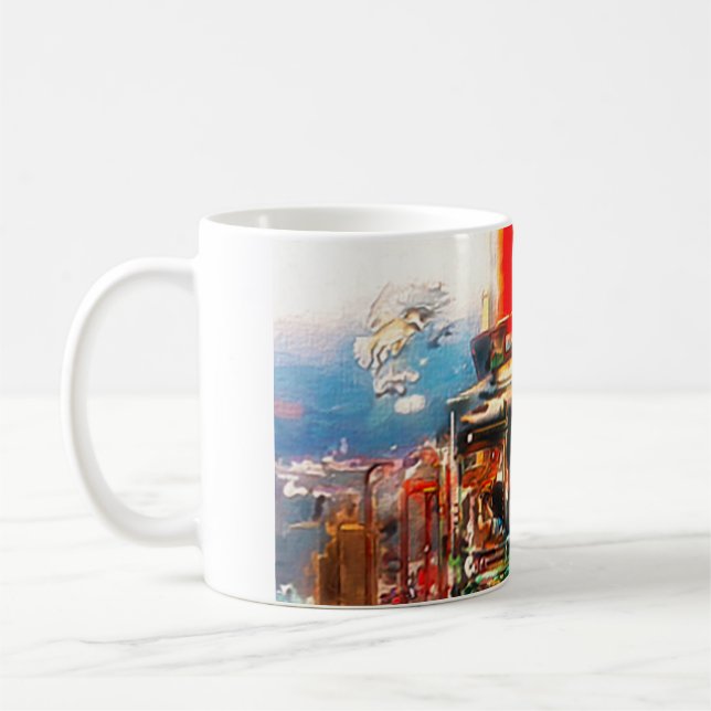 Caneca De Café faux Tolly para a porta do Ouro (Esquerda)