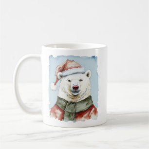 Caneca De Café Favoritos de Natal de Animais Engraçados - Urso Po