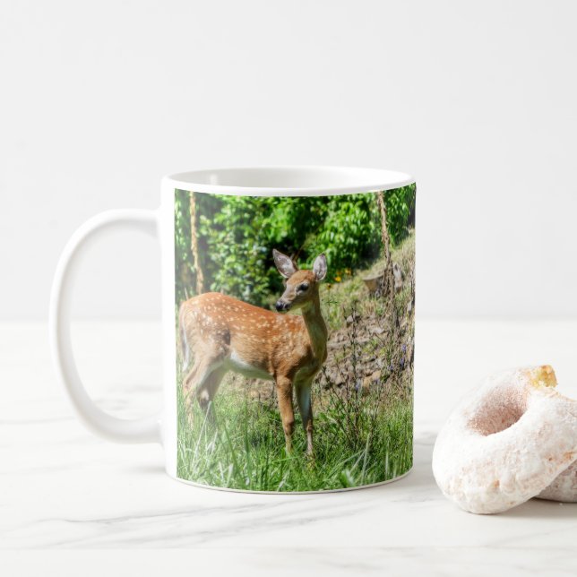 Caneca De Café Fawn (Com Donut)
