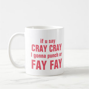 Caneca De Café Fay do Fay de Cray Cray