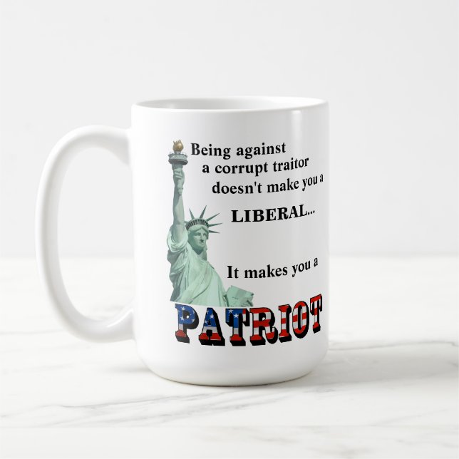 Caneca De Café Faz de você um PATRIOT (Esquerda)