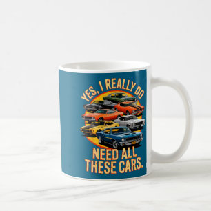 Caneca De Café Faz Sim Necessitar Todos Carros Retro