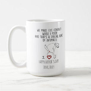 Caneca De Café Fazemos contato visual enquanto faço cocô