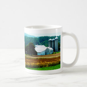 Caneca De Café Fazenda com White Silos