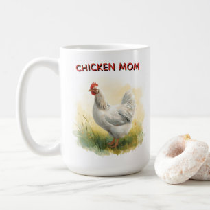 Caneca De Café Fazenda da Mãe Frango Divertida