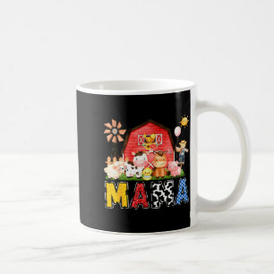 Caneca De Café Fazenda da Mamãe Vaca Aniversário do Menino Famíli