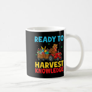 Caneca De Café Fazenda de Peru Retorno às Aulas Trator Agricultor