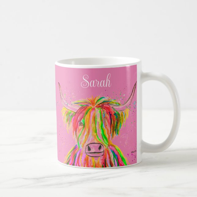 Caneca De Café Fazenda natural do arco-íris (Direita)
