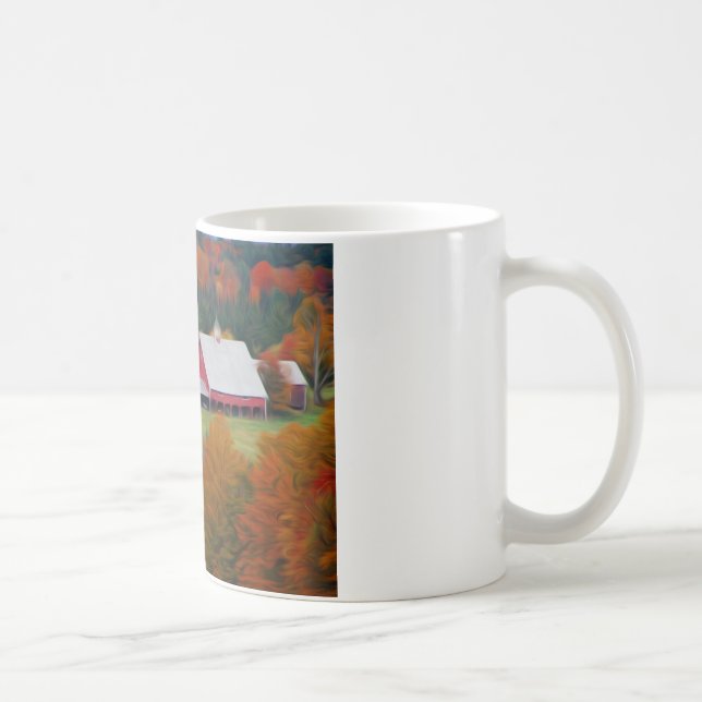 Caneca De Café Fazenda para o norte oca, Vermont (Direita)