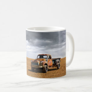 Caneca De Café Fazendas Caminhão Antigo no Campo
