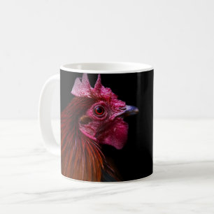 Caneca De Café Fazendas Captura De Cabeça De Galo