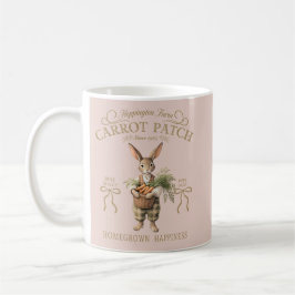 Caneca De Café Fazendeiro de Coelhinhos do Canteiro de Cenouras