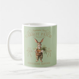 Caneca De Café Fazendeiro de Coelhinhos do Canteiro de Cenouras